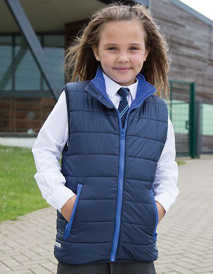 Junior Soft Padded Bodywarmer Result Core R234J - Kurtki