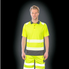 Recycled Safety Polo Shirt Result Genuine Recycled R501X - Koszulki