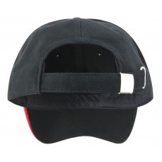 Czapka Heavy with Scallop Peak & Contrast Trim Result Headwear RC051X - 6 panelowe