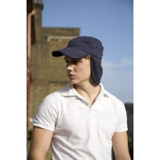 Fold Up Legionnaires Cap Result Headwear RC076X - 6 panelowe