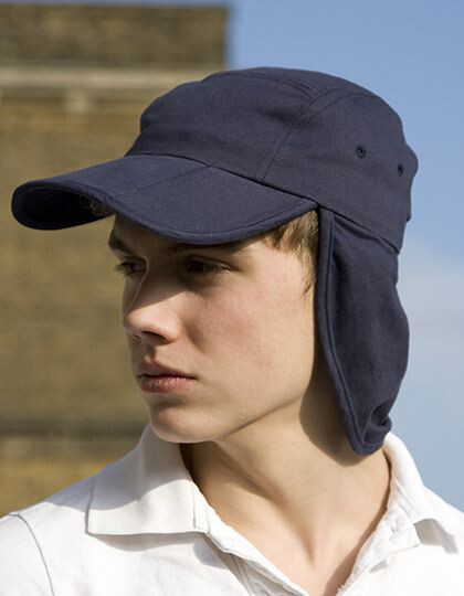 Fold Up Legionnaires Cap Result Headwear RC076X - 6 panelowe