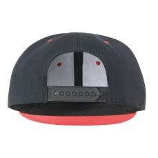 Bronx Original Flat Peak Snapback Dual Colour Cap Result Headwear RC082X - Snapbacki