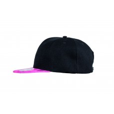 Bronx Flat Glitter Peak Snapback Cap Result Headwear RC087X - 6 panelowe