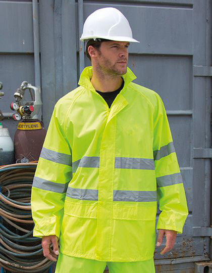 High Vis Waterproof Suit Result Safe-Guard R216X - Kurtki