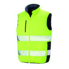 Reversible Soft Padded Safety Gilet Result Safe-Guard R332X - Kamizelki