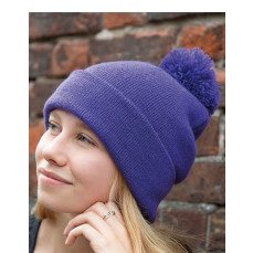 Pom Pom Beanie Result Winter Essentials RC028X - Czapki zimowe