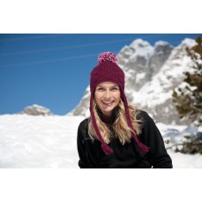 Glacier Pom Pom Hat Result Winter Essentials R357X - Czapki zimowe
