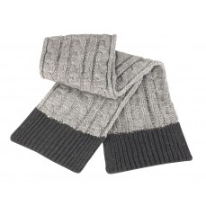 Shades Of Grey Knitted Scarf Result Winter Essentials R373X - Szaliki