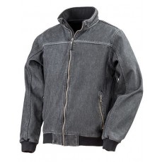 Denim Softshell Jacket Result R406X - Letnie