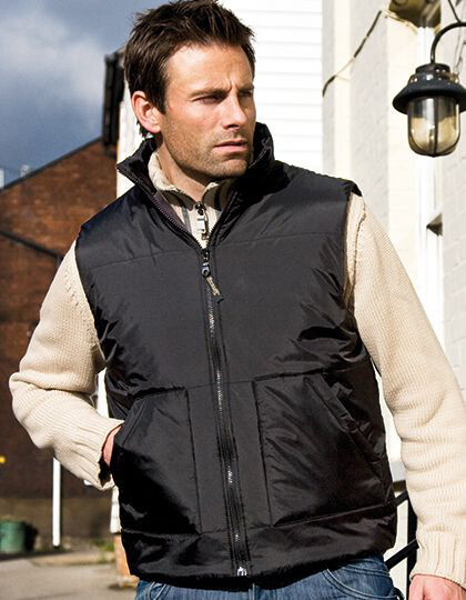 Fleeced Lined Bodywarmer Result R44X - Pikowane