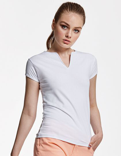 Women´s Belice T-Shirt Roly CA6532 - Dekolt w kształcie V
