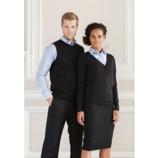 Ladies´ V-Neck Knitted Cardigan Russell Collection R-715F-0 - Cardigany