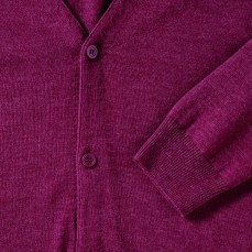 Men´s V-Neck Knitted Cardigan Russell Collection R-715M - Męskie