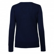 Ladies Crew Neck Knitted Pullover Russell Collection R-717F - Damskie