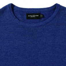 Men´s Crew Neck Knitted Pullover Russell Collection R-717M - Męskie