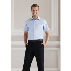 Men´s Short Sleeve Tailored Oxford Shirt Russell Collection R-923M-0 - Z krótkim rękawem
