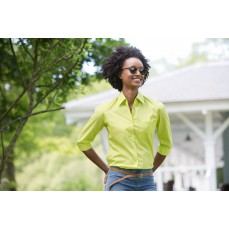 Ladies´ Long Sleeve Classic Polycotton Poplin Shirt Russell Collection R-934F-0 - Koszule biznesowe