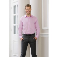 Men´s Long Sleeve Tailored Ultimate Non-Iron Shirt Russell Collection R-958M-0 - Z długim rękawem