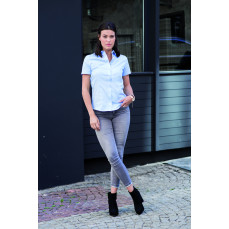 Ladies` Short Sleeve Tailored Coolmax® Shirt Russell Collection R-973F-0 - Koszule biznesowe