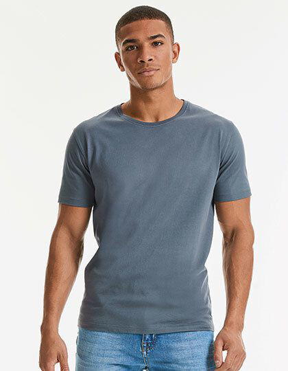 Men´s Pure Organic Heavy Tee Russell Pure Organic R-118M-0 - Okrągły dekolt