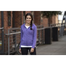 Ladies HD Zipped Hood Sweat Russell R-284F - Na zamek / guziki