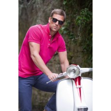 Men´s Fitted Stretch Polo Russell R-566M-0 - Z krótkim rękawem