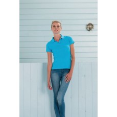 Ladies´ Classic Cotton Polo Russell R-569F-0 - Z krótkim rękawem