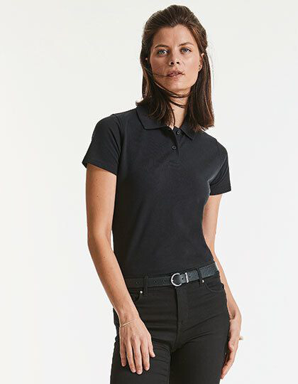 Ladies´ Classic Cotton Polo Russell R-569F-0 - Z krótkim rękawem