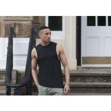 Men´s High Neck Slash Armhole Vest SF SF232 - Bez rękawów