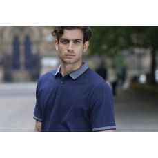 Męska koszulka polo Contrast SF SF441 - Z krótkim rękawem