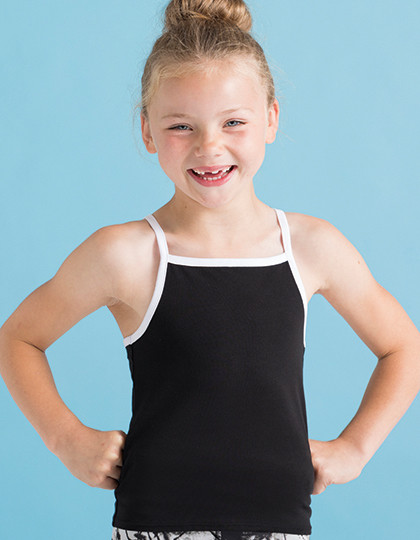 Kids` Feel Good Stretch Contrast Strappy Vest SF SM127 - Bez rękawów