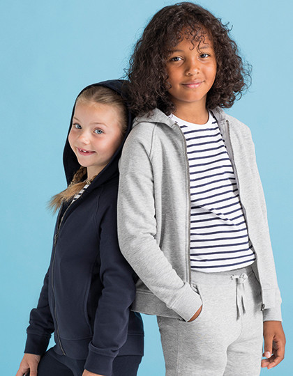 Kids Zip-Through Hoody SF SM526 - Z kapturem