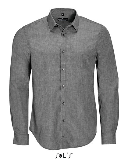 Męska koszula z długim rękawem Barnet SOL´S 01428 - Koszule biznesowe