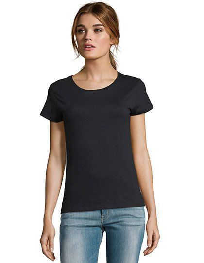 Women´s Short Sleeved T-Shirt Milo SOL´S 02077 - Okrągły dekolt