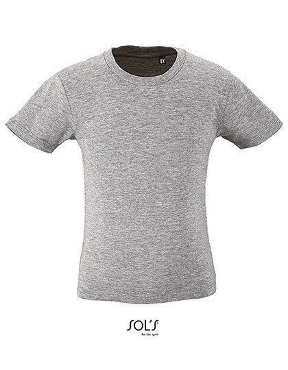 Kids´ Round Neck Short-Sleeve T-Shirt Milo SOL´S 02078 - Krótki rękaw