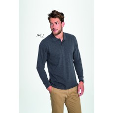 Men´s Long-Sleeve Piqué Polo Shirt Perfect SOL´S 02087 - Z długim rękawem