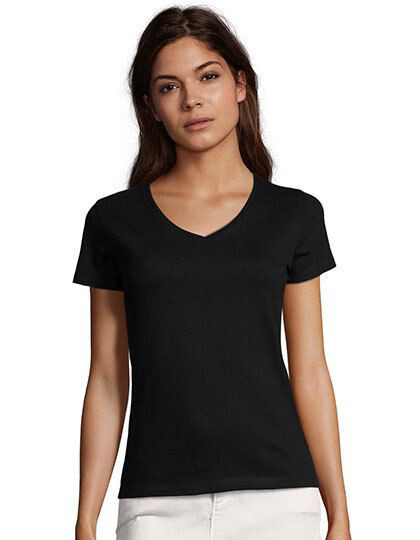 Women´s Imperial V-Neck T-Shirt SOL´S 02941 - Dekolt w kształcie V