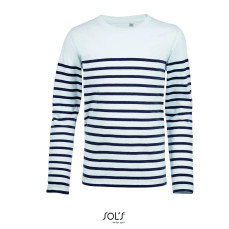 Kids´ Long Sleeve Striped T-Shirt Matelot SOL´S 03101 - Z długim rękawem