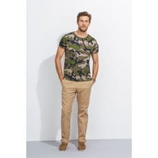 Men´s Camo T-Shirt SOL´S 01188 - Z krótkim rękawem