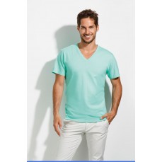 Short Sleeve Tee Shirt Master SOL´S 11155 - Dekolt w kształcie V