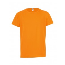 Kids´ Raglan Sleeved T-Shirt Sporty SOL´S 01166 - Odzież sportowa