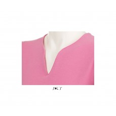 Sleeve Tee Shirt Mint SOL´S 11165 - Dekolt w kształcie V