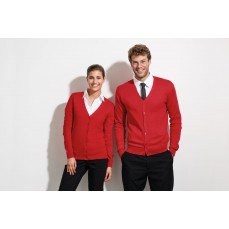 Men´s Golden V-Neck Knitted Cardigan SOL´S 90011 - Cardigany