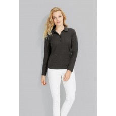 Women´s Long Sleeve Polo Podium SOL´S 11317 - Z długim rękawem