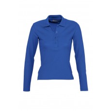 Women´s Long Sleeve Polo Podium SOL´S 11317 - Z długim rękawem