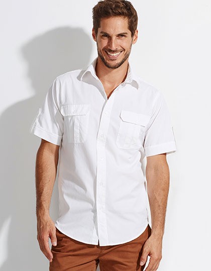 Mens Short Sleeve Shirt Botswana SOL´S 16007 - Koszule biznesowe