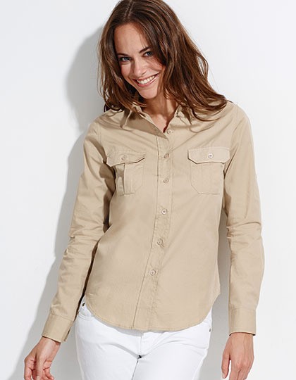 Womens Long Sleeve Shirt Bolivia SOL´S 16006 - Koszule biznesowe