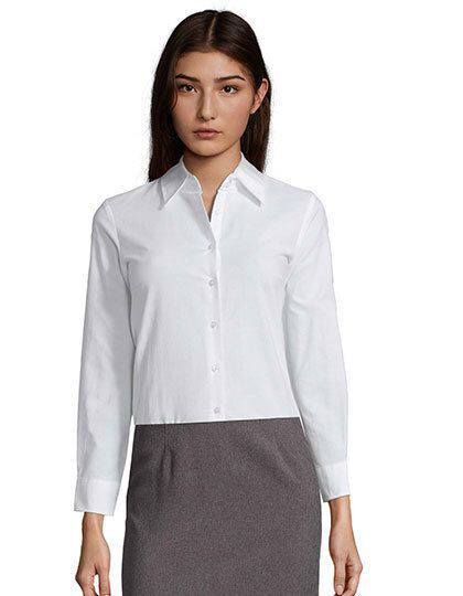 Women´s Oxford-Blouse Embassy Long Sleeve SOL´S 16020 - Z długim rękawem