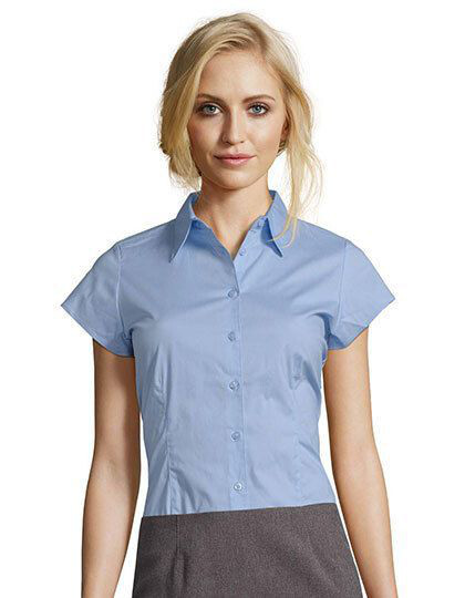 Women´s Stretch-Blouse Excess Short Sleeve SOL´S 17020 - Z krótkim rękawem