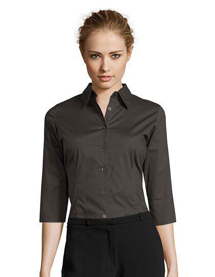 Women´s Stretch-3/4-Sleeve Blouse Effect SOL´S 17010 - Z rękawem 3/4